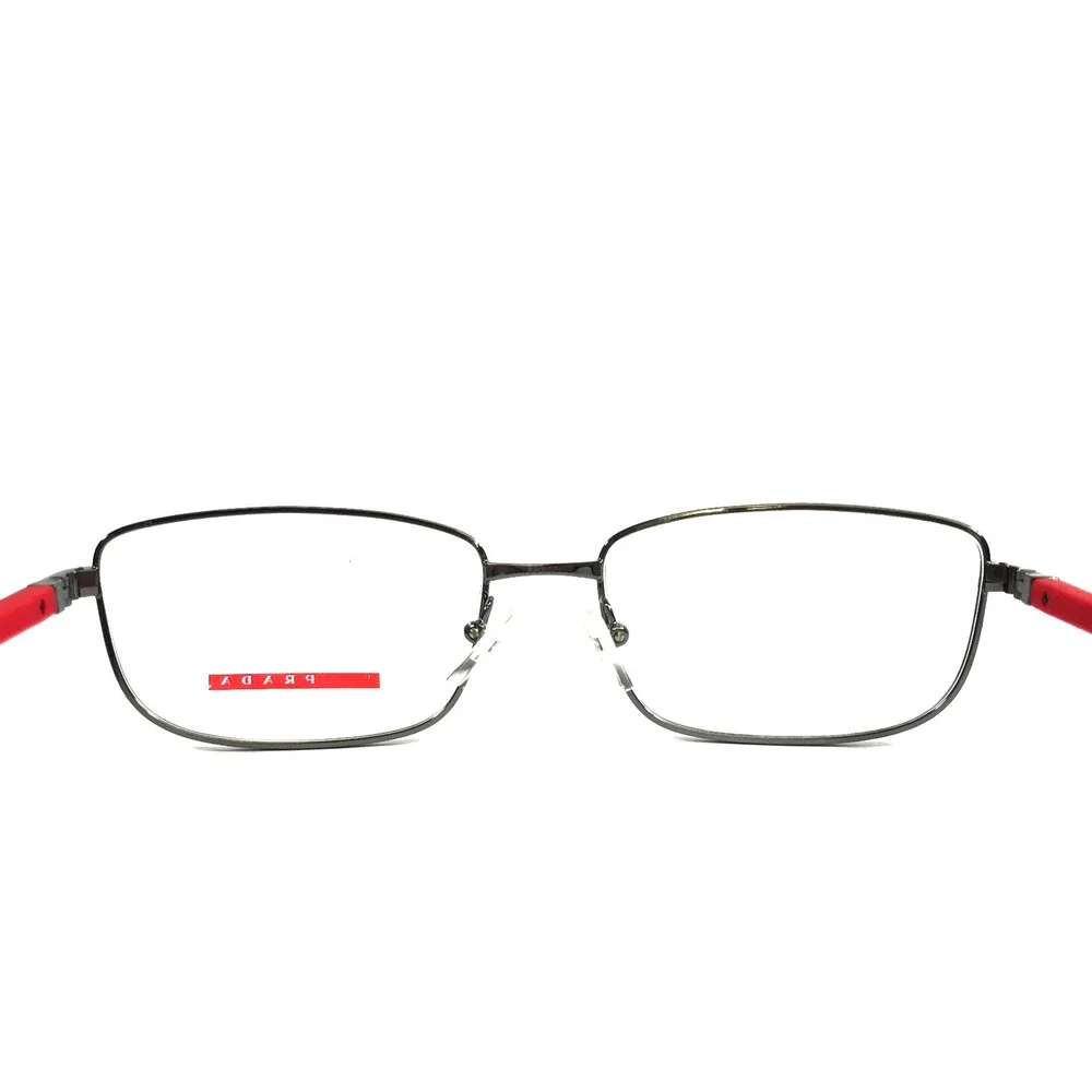 Prada Linea Rossa Eyeglasses Frames VPS50S 5AV-1O1 Gunmetal Rubberized 55-17-145